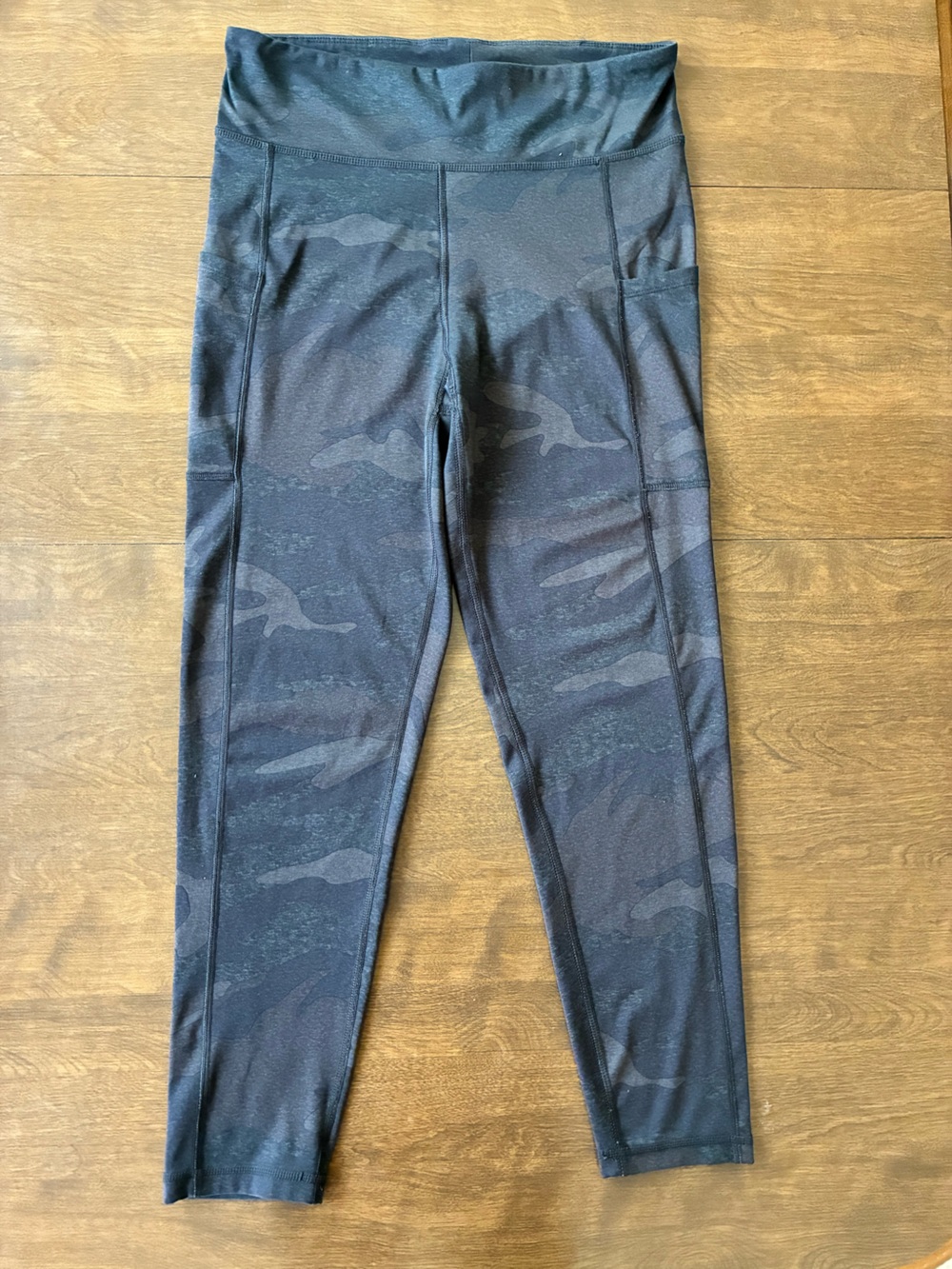 Aeropostale Black Camo High-Waist Leggings